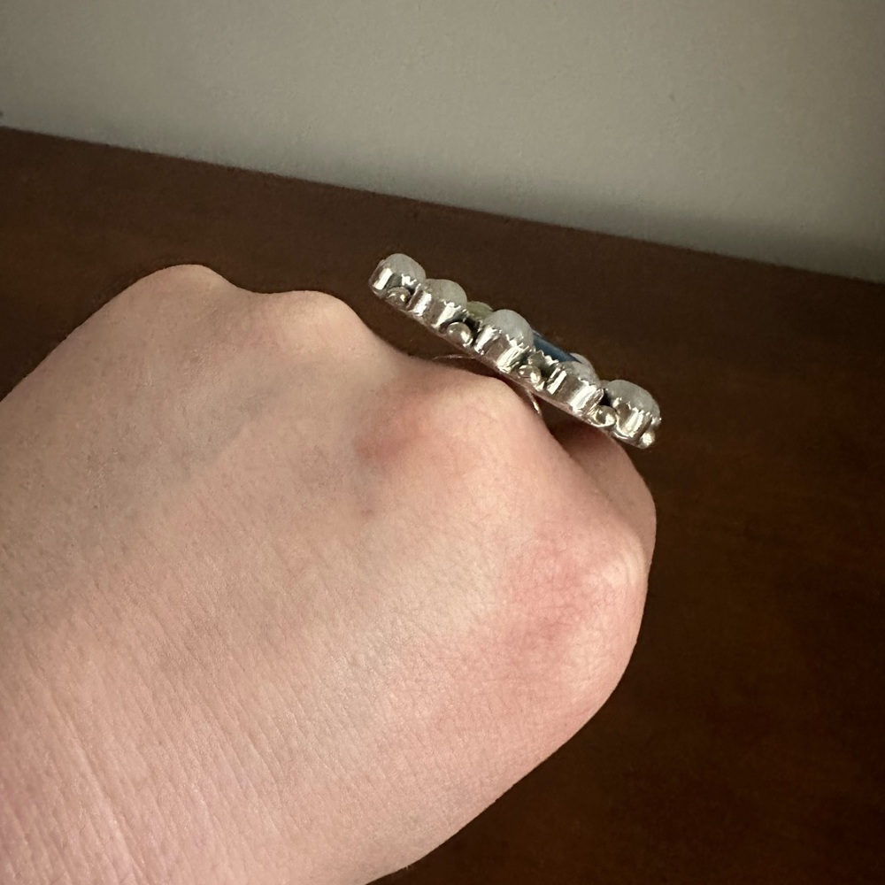 Solid Sterling Silver Heart Ring - image 6